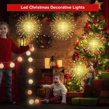 Load image into Gallery viewer, Fairy Lights Battery Operated Wire Lights,225 LED DIY 8 Modes Dimmable Lights with Remote Control, Waterproof Decorative Hanging Starburst Lights for Christmas, Home, Patio, Indoor Outdoor Decoration