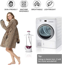 Load image into Gallery viewer, LetsFunny Oversized Hooded Blanket Sweatshirt, Super Soft Warm Comfortable Sherpa Wearable Blanket with Giant Pocket, for Adults Men Women Teenagers Kids, One Size Fits All