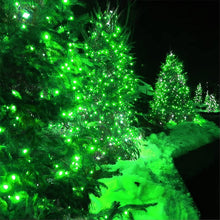 Load image into Gallery viewer, LetsFunny Green St. Patrick's Day 108ft 300 LED Christmas String Lights, Christmas Lights - UL Certified Outdoor & Indoor Fairy Lights Christmas Tree, Patio, Garden, Wedding, Holiday Decoration
