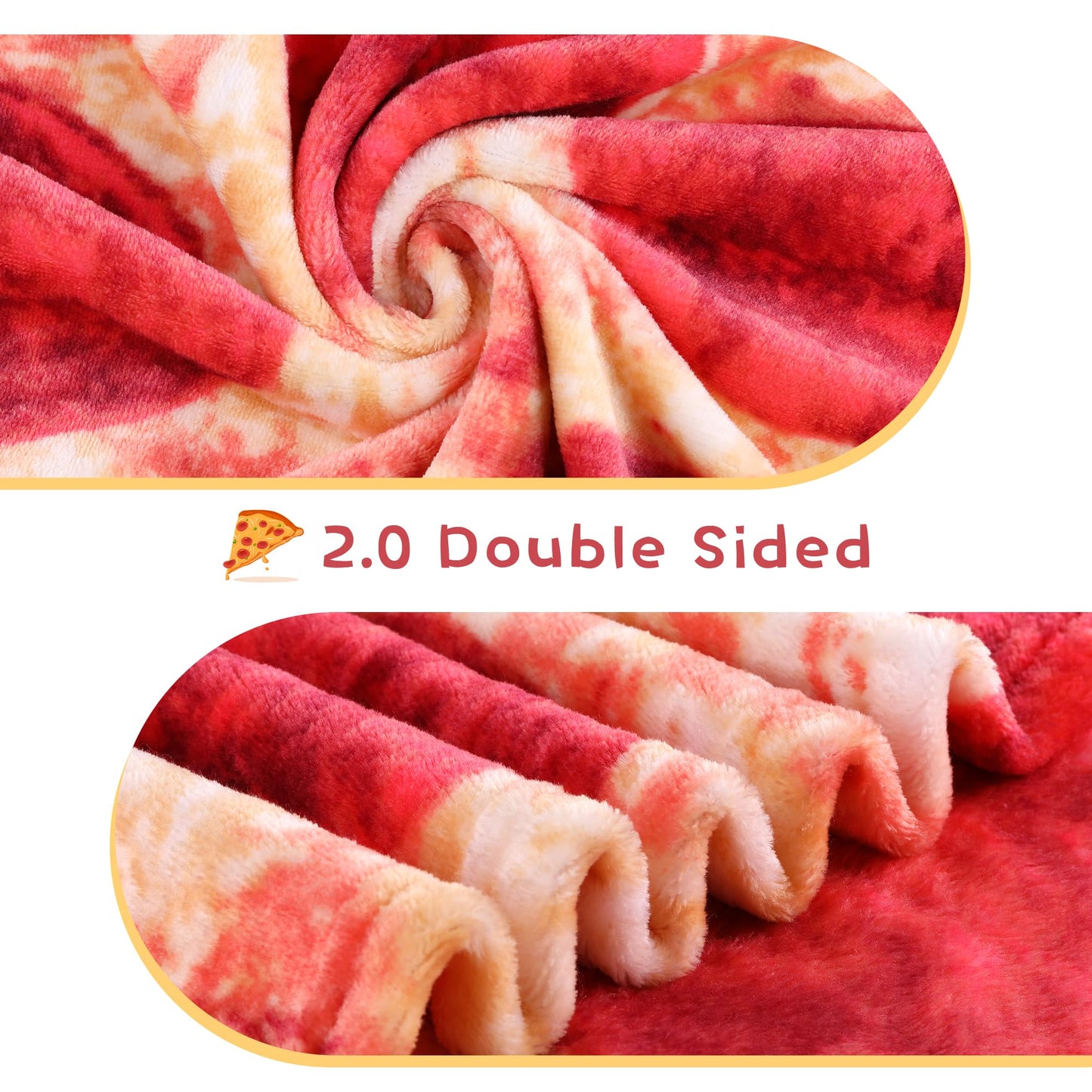 Burrito Tortilla Throw Blankets for Adults Teen Kids, Double Sided Tortilla Taco Wrap Blankets, Novelty Realistic Flannel Food Round Blankets, Unique Funny Gift for Girl Women
