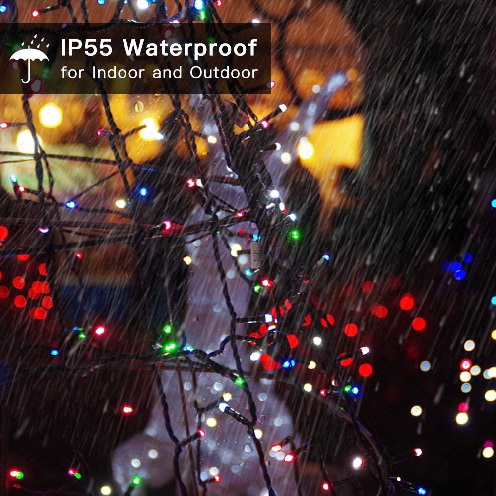 LetsFunny Green St. Patrick's Day 108ft 300 LED Christmas String Lights, Christmas Lights - UL Certified Outdoor & Indoor Fairy Lights Christmas Tree, Patio, Garden, Wedding, Holiday Decoration