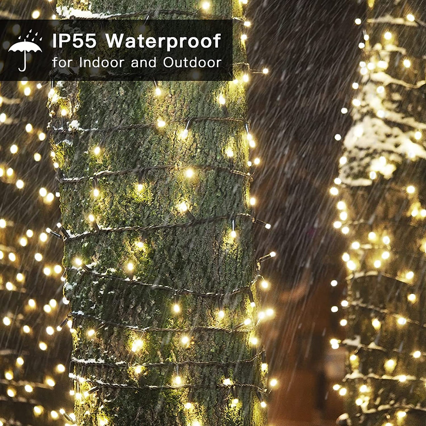 LetsFunny Green St. Patrick's Day 108ft 300 LED Christmas String Lights, Christmas Lights - UL Certified Outdoor & Indoor Fairy Lights Christmas Tree, Patio, Garden, Wedding, Holiday Decoration