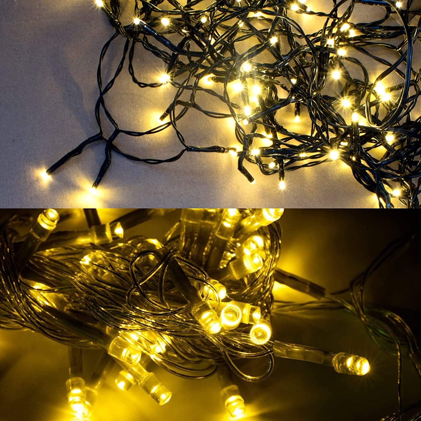 LetsFunny Green St. Patrick's Day 108ft 300 LED Christmas String Lights, Christmas Lights - UL Certified Outdoor & Indoor Fairy Lights Christmas Tree, Patio, Garden, Wedding, Holiday Decoration